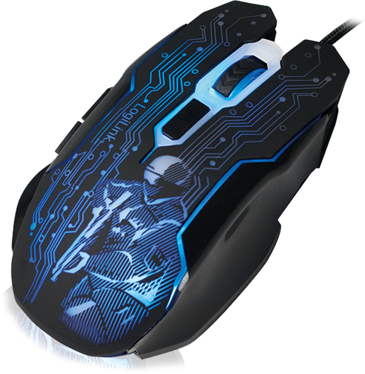 LogiLink ID0137 muis Ambidextrous USB Type-A Optisch 2400 DPI