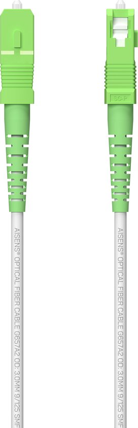 AISENS A152-0620 InfiniBand en Glasvezelkabel 200 m SC Wit