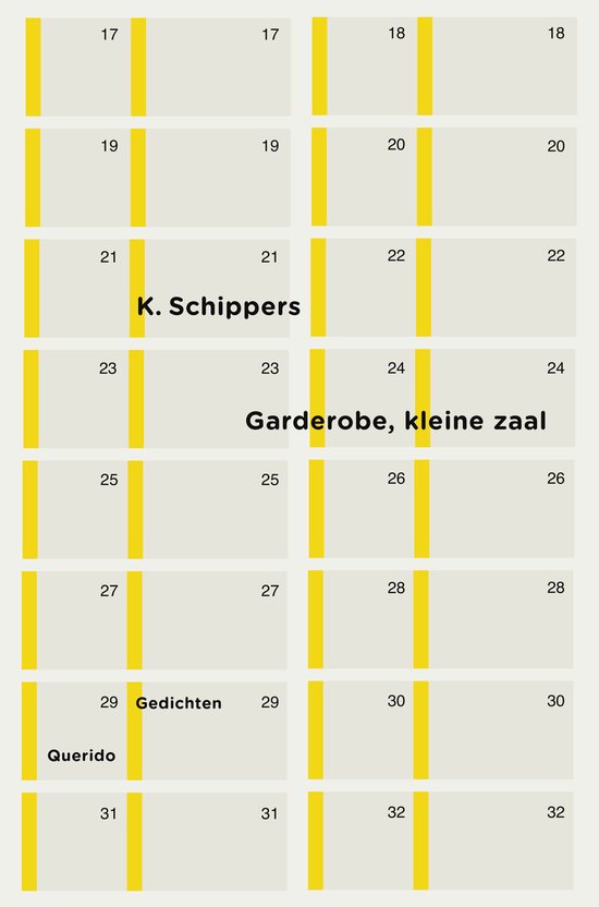 Garderobe, kleine zaal