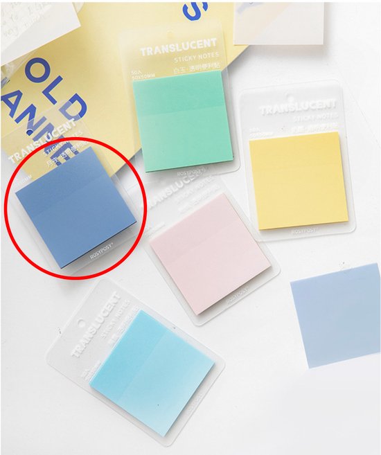 Post-it, Gekleurde zelfklevende notities, Sticky Notes, kleurrijke zelfklevende notitieblaadjes en zelfklevende notitieblaadjes voor kantoor en studenten, per stuk verpakt, 76 x 76 mm