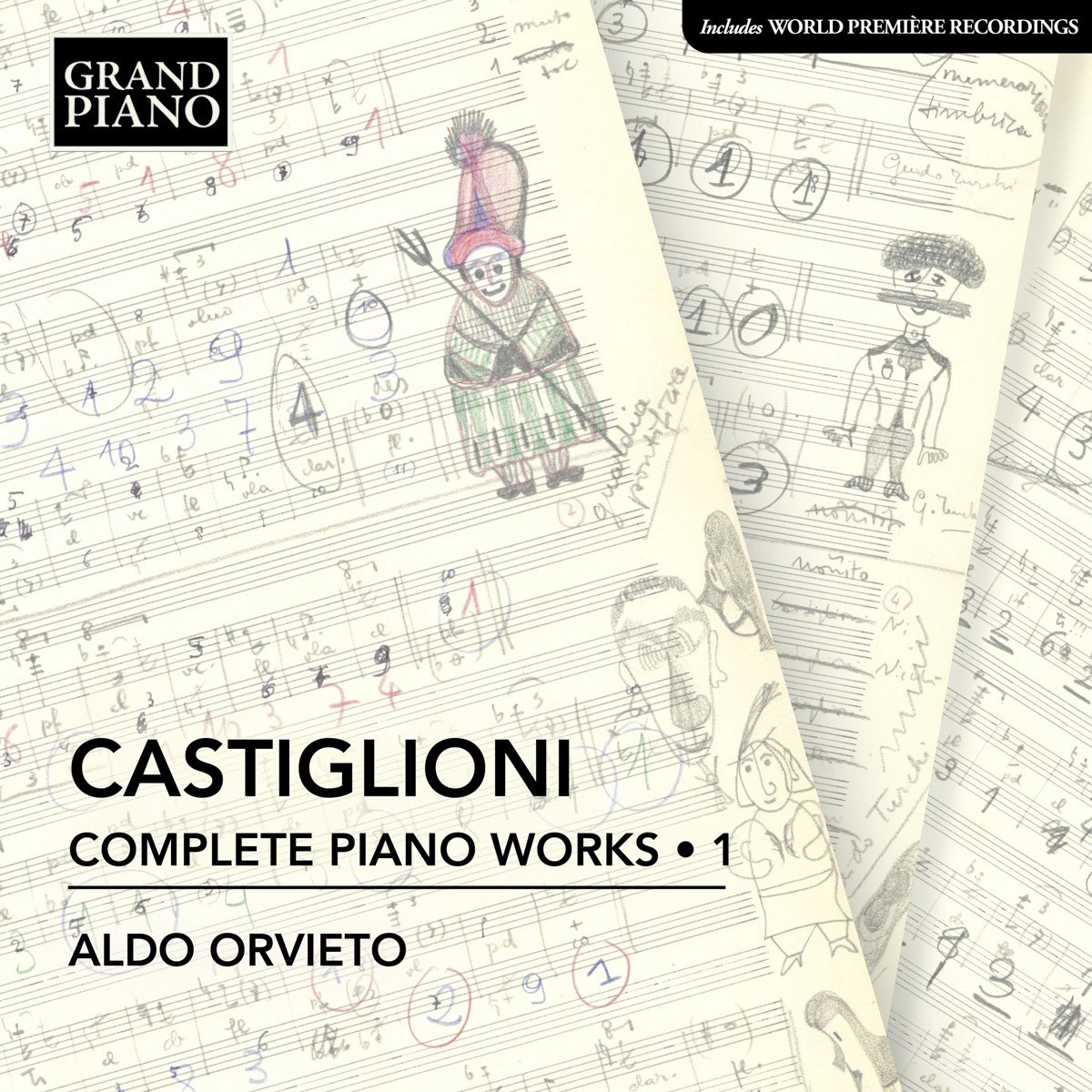 Aldo Orvieto - Castiglioni: Complete Piano Works, Vol. 1 (CD)