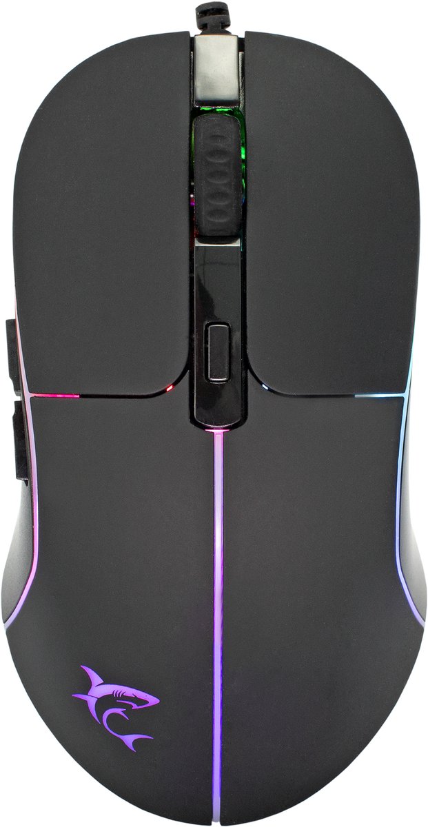 Image of White Shark - WARLOCK - Game Muis - RGB - 6400 dpi