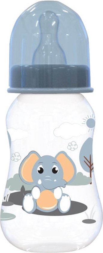 Babyflesje - Lorelli Moonlight Blue 125 ml Gevormde Fles 10200100001