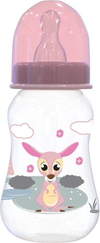 Babyflesje - Lorelli Blush Pink 125 ml Gevormde Fles 10200100002