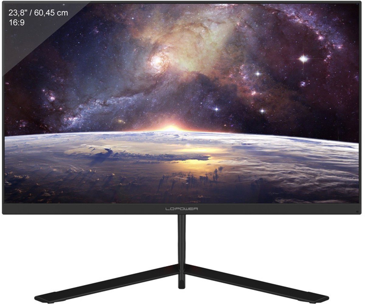 LC Power LC-M24-FHD-165 Gaming monitor 60.5 cm (23.8 inch) Energielabel F (A - G) 1980 x 1080 Pixel Full HD 1 ms Audio stereo (3.5 mm jackplug) DisplayPort