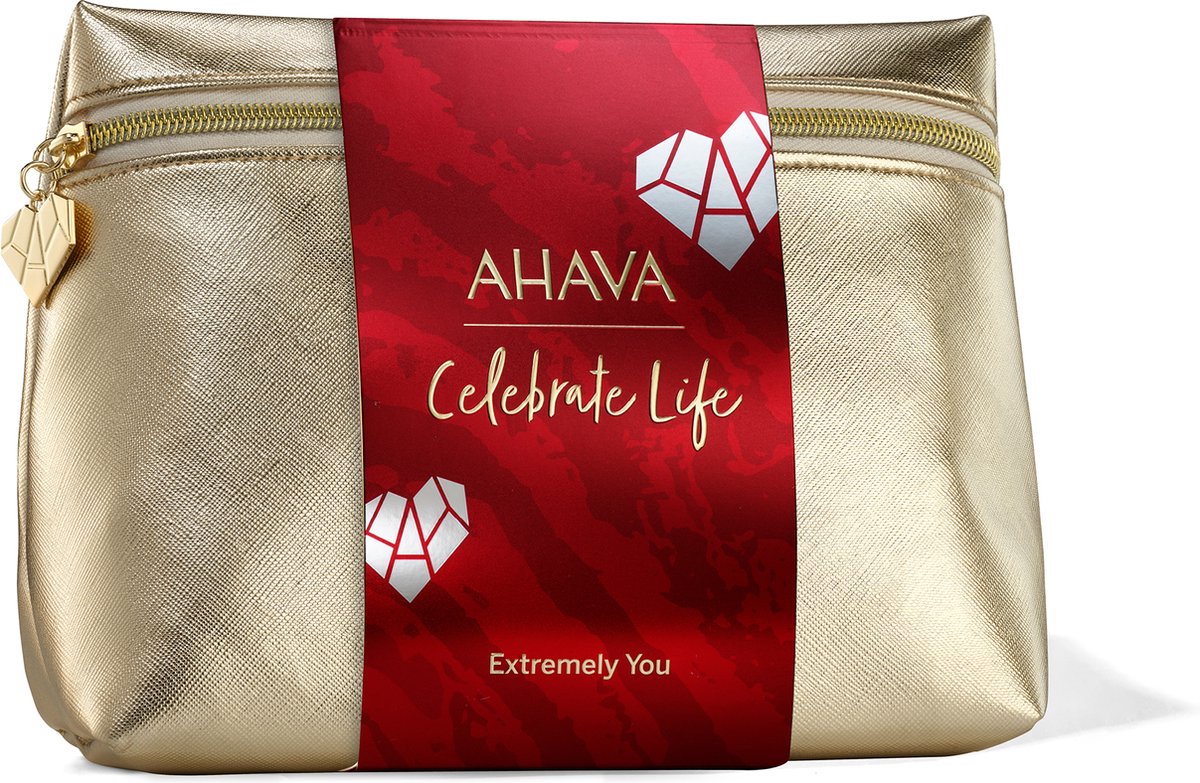 Goedkoopste AHAVA geschenkset - Anti-rimpel - Hydrateert het gezicht - Bevat een serum, dagcreme en oogmaskers - VEGAN - Alcohol- en parabenenvrij - Set van 3