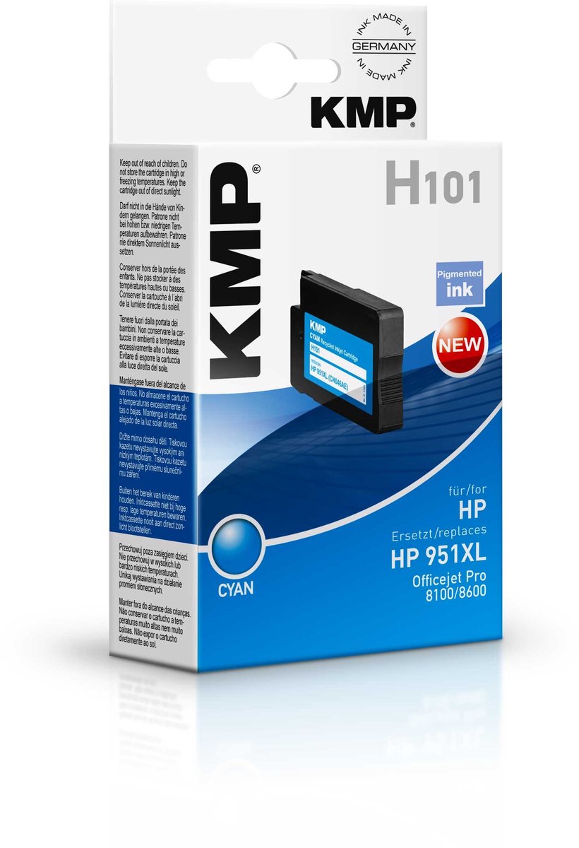 KMP H101 inktcartridge Cyaan 1 stuk(s)