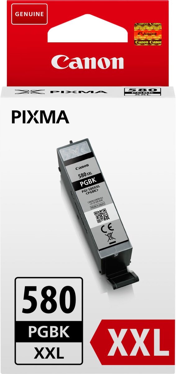 Canon PGI-580PGBK XXL - Zwart - origineel - blister met beveiliging - inkttank - voor PIXMA TS6251, TS6350, TS6351, TS8251, TS8252, TS8350, TS8351, TS8352, TS9550, TS9551