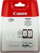 Canon PG-545/CL-546 - Inktcartridge - Multipack - Zwart / Kleur
