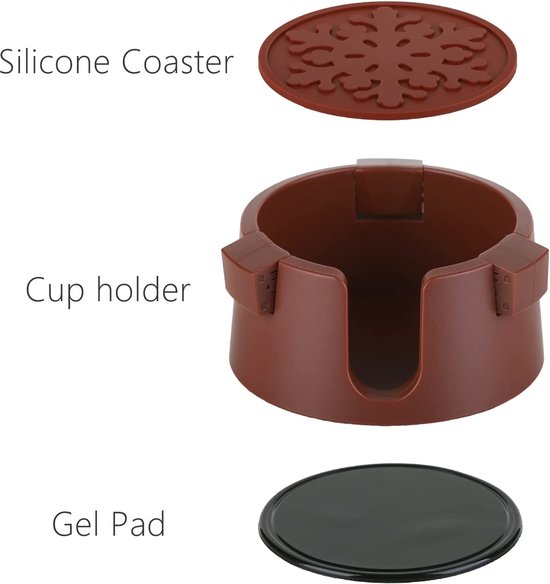 Bekerhouder Met Haak – Ruimtebesparende Tafelclamp Voor Koffiekopjes En Glazen