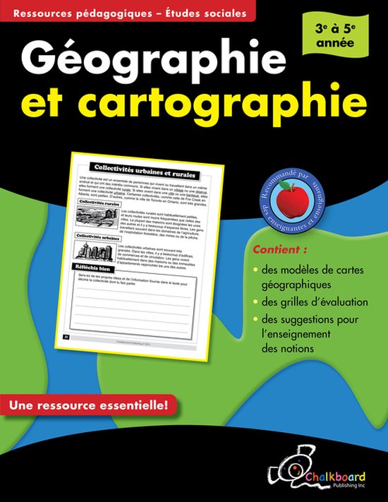 Geographie Et Cartographie 3-5 - cover