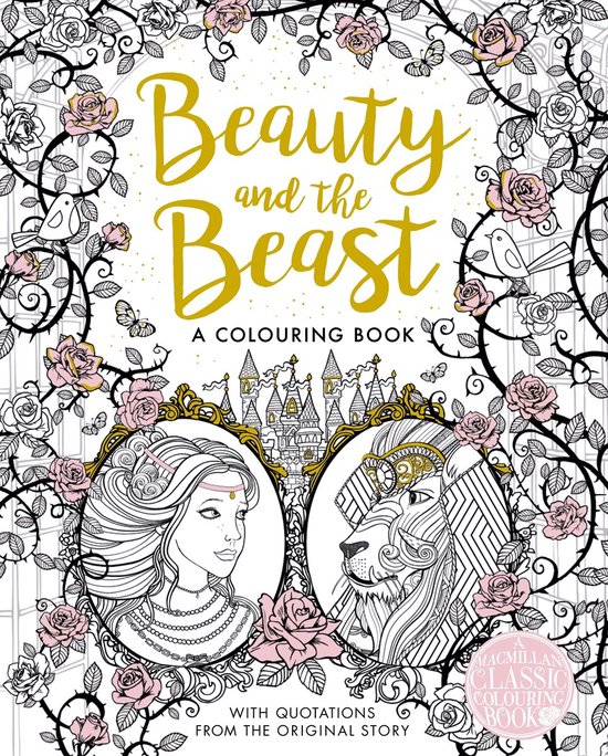 Beauty and the Beast Colouring Book, Gabrielle-Suzanne de Villeneuve ...