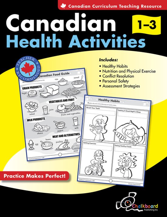 Health Activities- Canadian Health Activities Grades 1-3 - cover