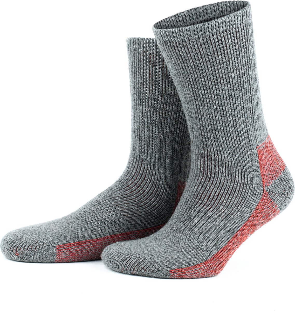 GoWith-2 paar-alpaca wollen sokken-volledige badstof-huissokken-thermosokken-cadeau sokken-maat 39-42