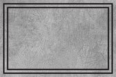PHOTO CARPET - Paillasson Gris - Paillasson imprimé - Tapis - Intérieur et Extérieur - Termo Antidérapant - 40x60 cm - 8 mm - Polyester