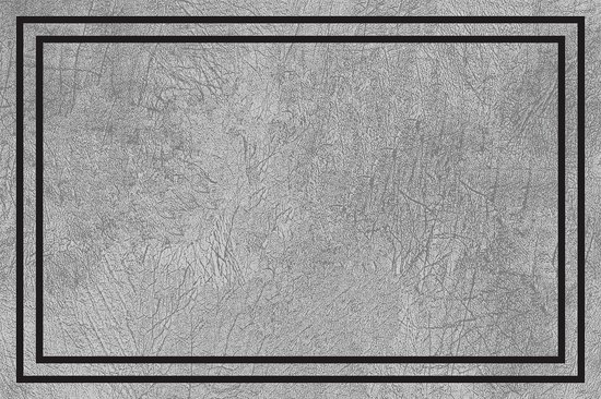 PHOTO CARPET - Paillasson Gris - Paillasson imprimé - Tapis - Intérieur et Extérieur - Termo Antidérapant - 40x60 cm - 8 mm - Polyester