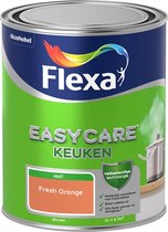 Flexa | Easycare Muurverf Mat Keuken | Fresh Orange - Kleur van het jaar 2005 | 1L