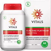 Vitals - Elke Dag Platinum - 60 Tabletten - Multivitamine - de meest complete en optimaal gedoseerde twee-per-dag multi