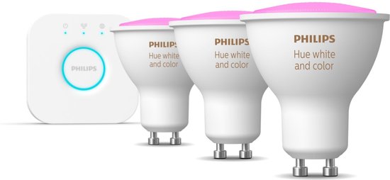 Philips HUE White and Color Ambiance Starterkit GU10