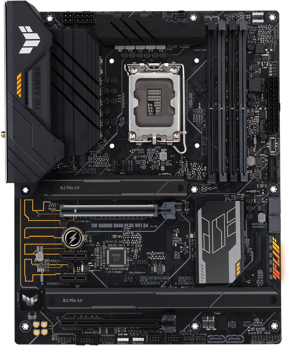 ASUS TUF GAMING B660-PLUS WIFI D4 Intel B660 LGA 1700 ATX
