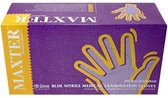 Maxter blue nitril handschoenen poedervrij - M
