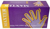 Maxter blue nitril handschoenen poedervrij - L