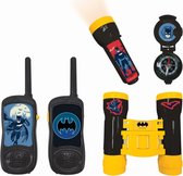 Batman -avontuurlijke set met walkie talkies tot 120m, een verrekijker en kompas