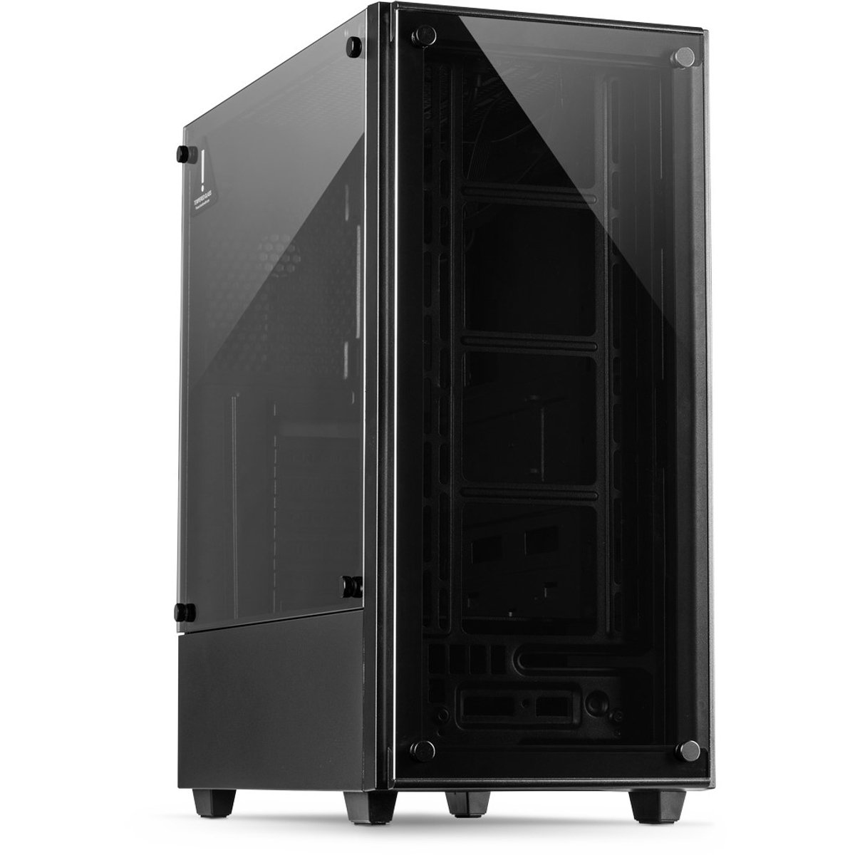 Inter-Tech C-303 Mirror 2x USB-A 2.0, USB-A 3.2 (5 Gbit/s), 2x Audio, Window-kit