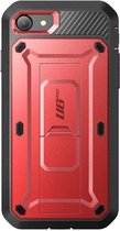 Supcase UB Pro étui avec screenprotector compatible avec iPhone SE (2022  -  2020) - 8 - 7 - avecallic Red