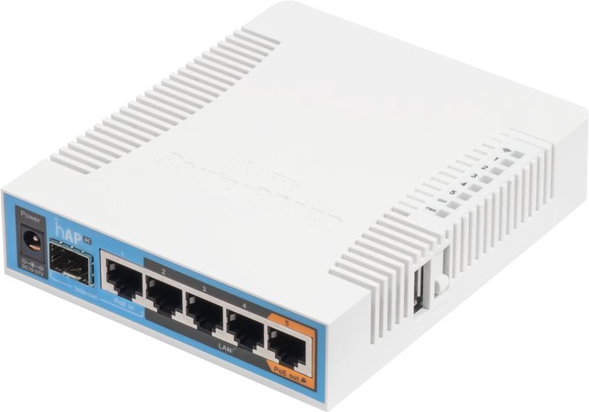 MikroTik Router - WLAN hAP ac - RB962UiGS-5HacT2HnT