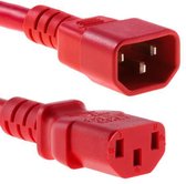 Microconnect PE040630RED, 3 m, C14 stekker, C13 stekker, 10 A