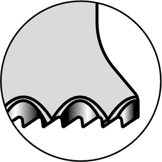 multitool HSS Bi-métal 8% cobalt, avec dents abrasives et ondulées 44mm (1 pc.)