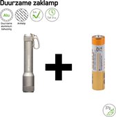 GP CK12 Zaklamp kleur Grijs inclusief batterij - 20 Lumen - IPX4 - Sleutelhanger