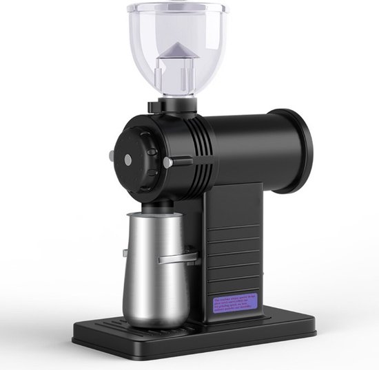 AMZCHEF koffiemolen, elektrische koffiemolen met 48 maalstanden, een AMZCHEF koffiemolen, elektrische koffiemolen met 48 maalstanden, een