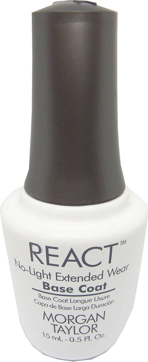 Morgan Taylor React No-Light Extended Wear Base Coat Nagellak Manicure 15ml