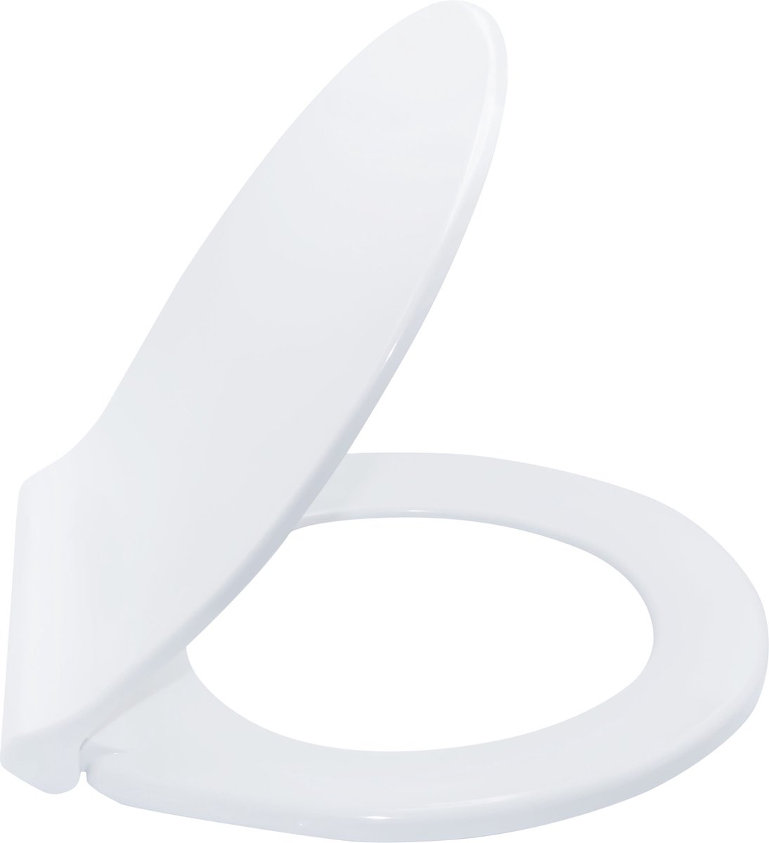 Toiletbril Softclose Creavit Lara Mat Zwart vierkant Duroplast Inox