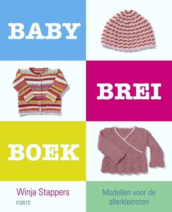 Cover van het boek 'Babybreiboek' van Winja Stappers