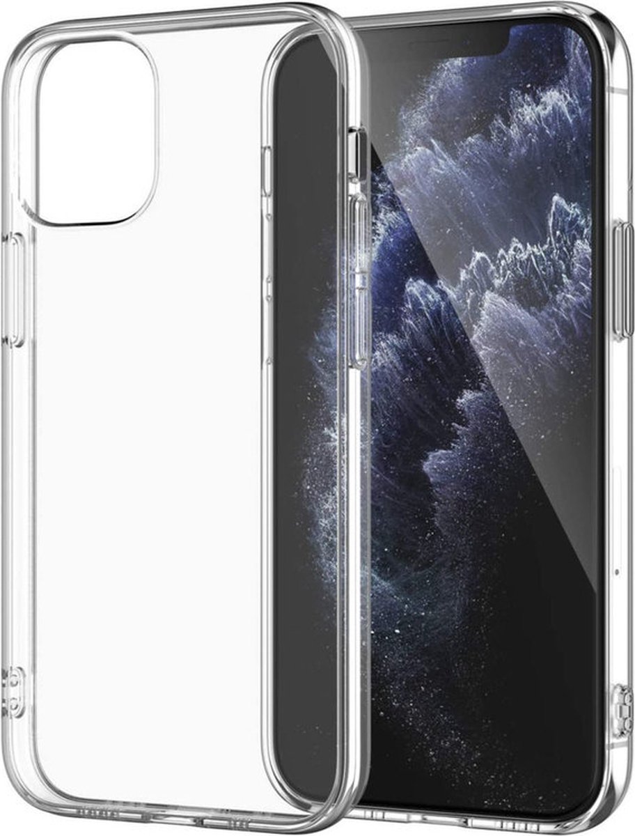 Tamas Iphone 12 Hoesje Protector Case Transparant Siliconen Extra Stevig Geschikt voor Iphone 12