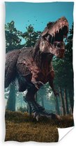 T-Rex Dinosaurus Badlaken 70x140cm Katoen