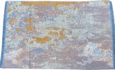 Katoen vloerkleed 120x180 cm Kelim - Moonlight - Keukenloper , Keukenmat Loper tapijt