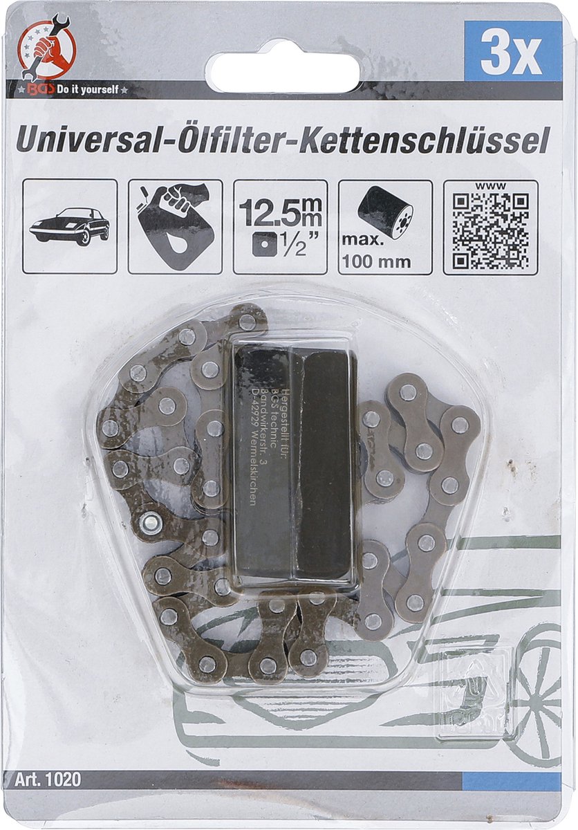 Bgs Technic Oliecarterplug sleutel set -6-delig