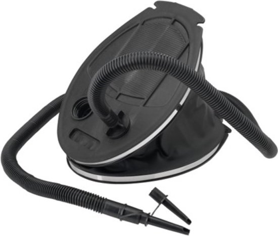 Voetpomp 3 liter Zwart | Foot pump - Opblaaspomp niet elektrisch | Opblazen en Ontluchten - 3 opzetstukken | Pompen - Zwembad - Zomer