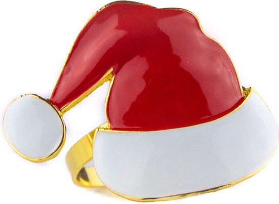 Servetring kerst - Napkin rings - 6 Stuks - Kerst - Servetring goud - AAA+ Kwaliteit - Tafel accessoires - Servieshouder - Merkloos