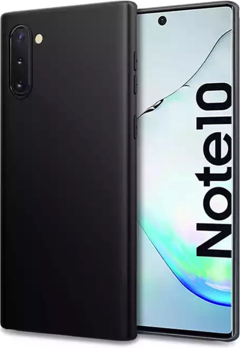 Samsung Galaxy Note 10 TPU back cover - Zwart hoesje