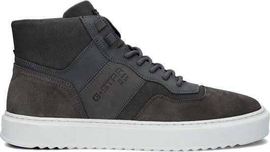 G-Star Raw Rocup Ii Mid Lea M Hoge sneakers - Leren Sneaker - Heren - Grijs - Maat 41