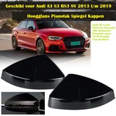 Audi A3 8V Hoogglans Zwarte Spiegelkappen Spiegel Buitenspiegel Kap Sportback S Line Cabriolet S3 Rs3 Tsi Tdi