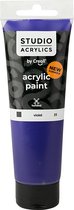 Acrylverf - Paars Violet (#25) - Dekkend - Creall Studio - 120ml - 1 fles