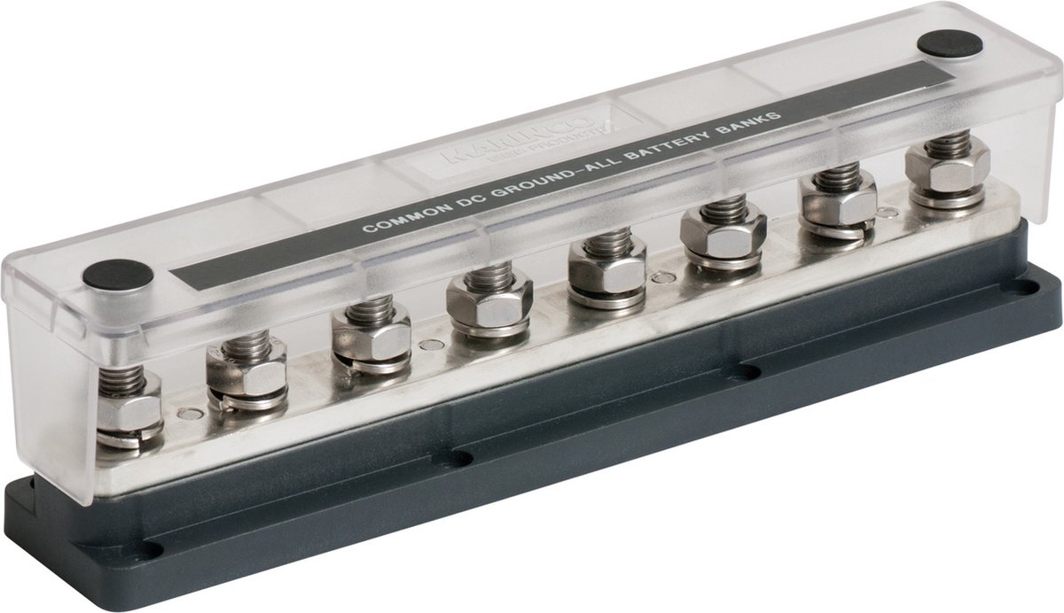 BEP Marine heavy-duty Busbar 8x10mm STUD 650A