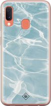 Casimoda® hoesje - Geschikt voor Samsung A20e - Oceaan - Backcover - Siliconen/TPU - Roze