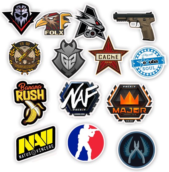 CSGO Stickers Counter Strike Gaming set 50 stuks Laptop